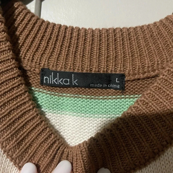 Knit Tank striped by NIKKAK slightly cropped boho tank - Picture 5 of 5